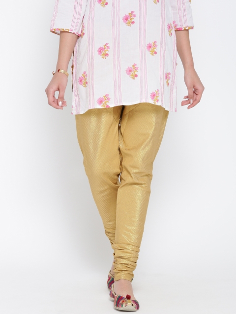 

Biba Golden Shimmer Churidar Leggings, Gold