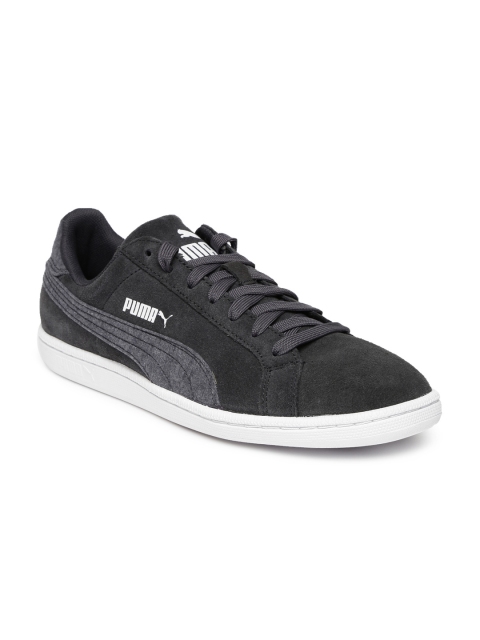 

Puma Unisex Charcoal Grey Smash Jersey Sneakers