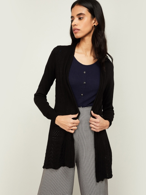 

CODE by Lifestyle Women Black Solid Shrug