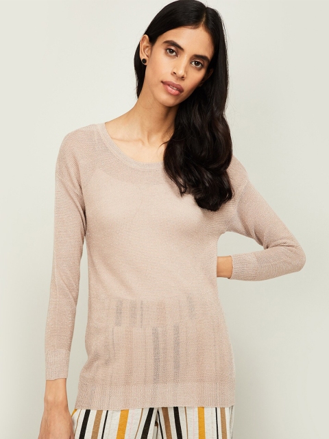

CODE by Lifestyle Beige Regular Top