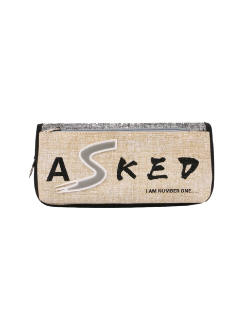 

Instabuyz Kids Beige Printed Pencil Pouch