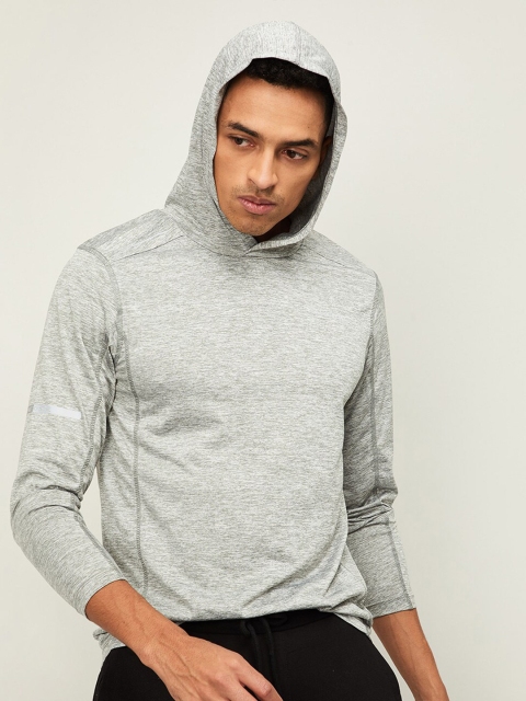

Kappa Men Grey Slim Fit Hooded T-shirt