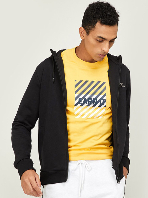 

Kappa Men Yellow Typography Printed T-shirt