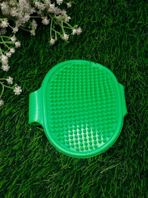 

WIGGLE TWIDDLE Green Solid Pet Bathing & Grooming Gloves