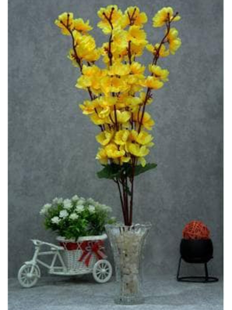 

PolliNation Yellow Artificial Peach Blossom Plant