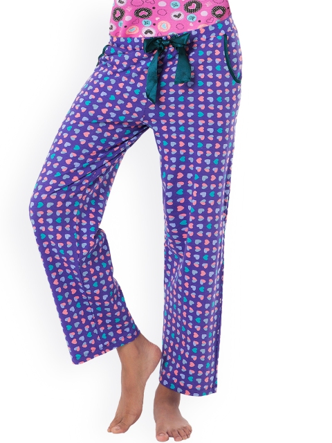 

PrettySecrets Purple Printed Pyjamas PS0916CPJ01