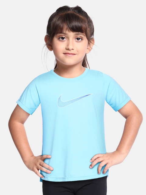 

Nike Girls Blue Brand Logo ONE SS T-shirt