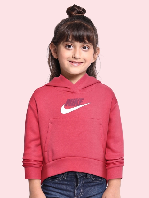 

Nike Girls Pink NSW CLUB Hooded Sweatshirt