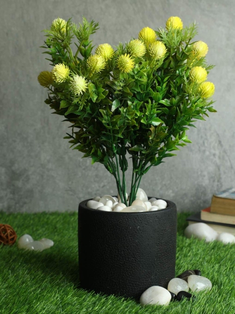 

PolliNation Pack Of 2 Yellow & Green Artificial Bunch Without Pot