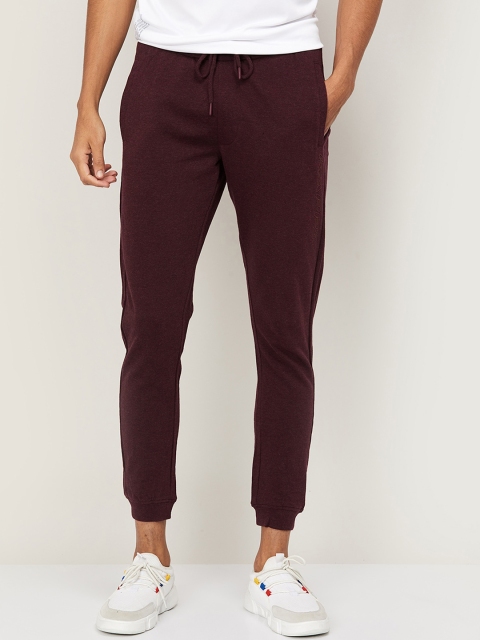 

Kappa Men Red Solid Slim Fit Cotton Joggers
