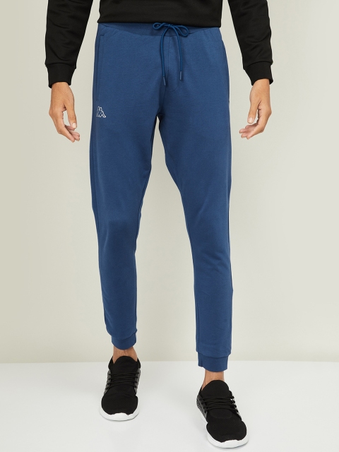 

Kappa Men Blue Solid Slim-Fit Cotton Jogger