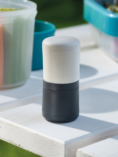 

Joseph Joseph White & Black Plastic Salt & Pepper Set