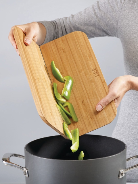 

Joseph Joseph Brown Chop 2 Pot Bamboo Chopping Board