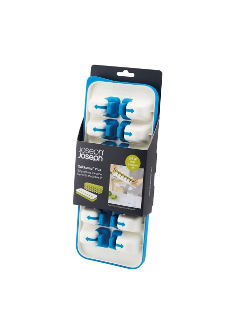 

Joseph Joseph Quick Snap Plus White & Blue Ice cube Tray With Lid