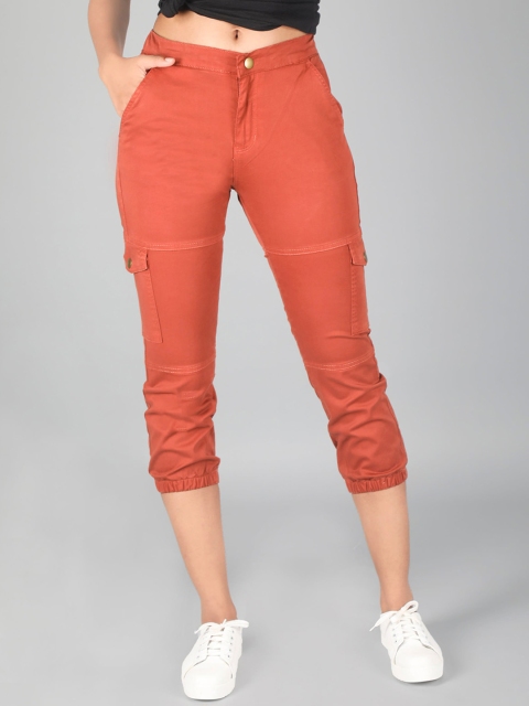 

Roadster Women Red Joggers Trousers