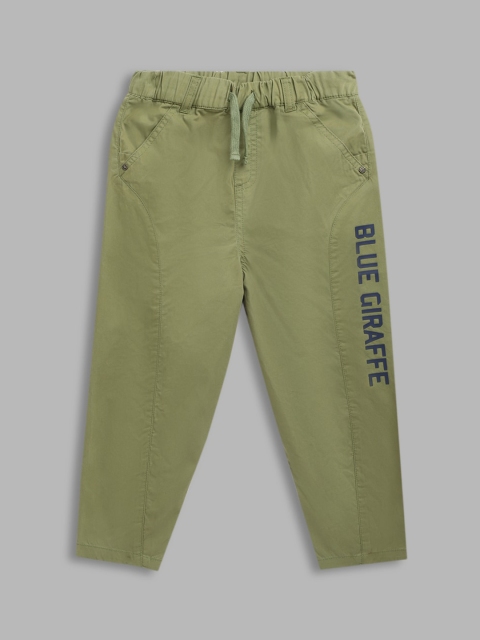

Blue Giraffe Boys Olive Green Trousers