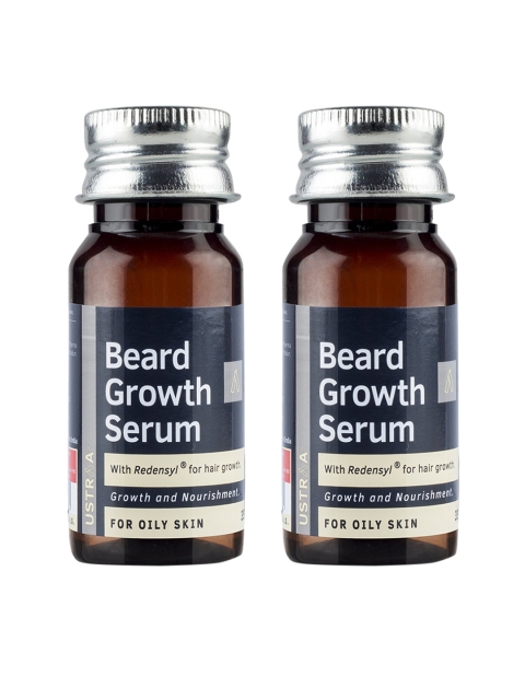 

Ustraa Men Transparent Set Of 2 Beard Growth Serum for Oily Skin - 35ml