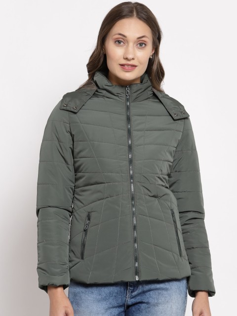 

Juelle Women Green Padded Jacket