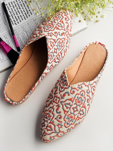 

Street Style Store Women Multicoloured Mules Flats, Multi