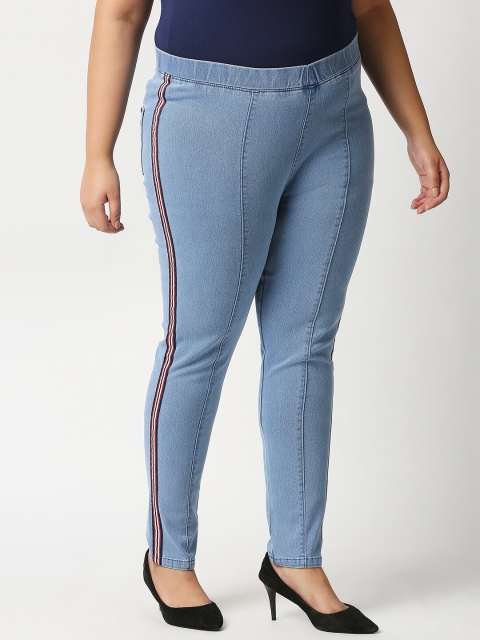 

High Star Women Blue Solid Slim-Fit Jeggings