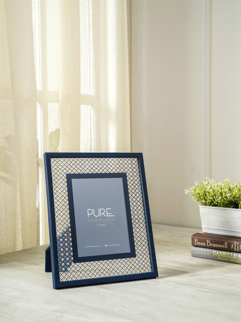 

Pure Home and Living Blue Printed Gala Large Photo Frame