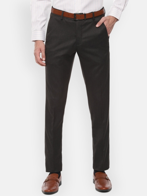 

Louis Philippe Men Black Slim Fit Formal Trousers