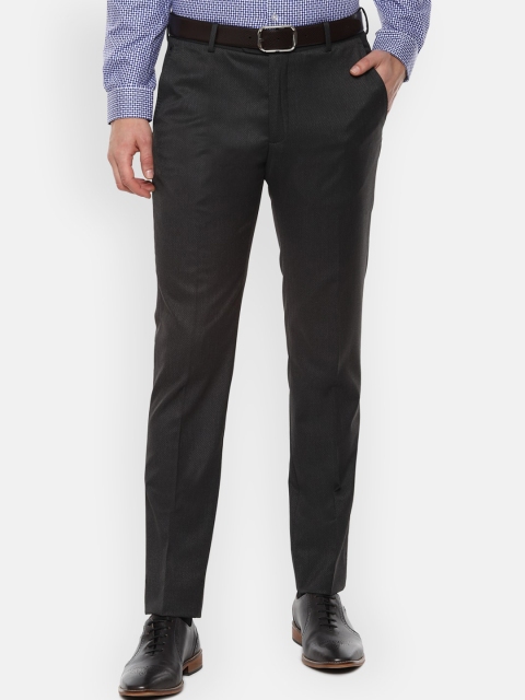 

Louis Philippe Gods & Kings Men Black Slim Fit Formal Trousers