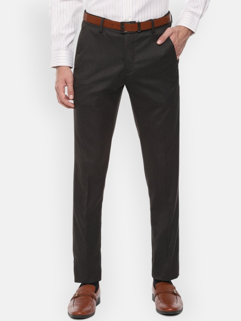 

Louis Philippe Men Black Slim Fit Formal Trousers