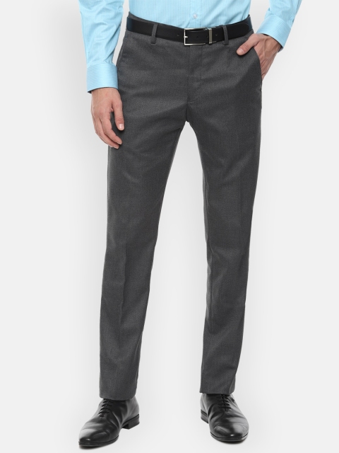 

Louis Philippe Men Grey Slim Fit Formal Trousers