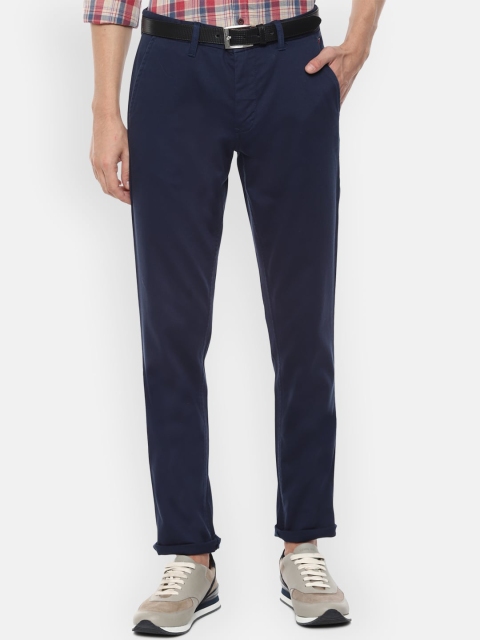 

Louis Philippe Sport Men Navy Blue Trousers