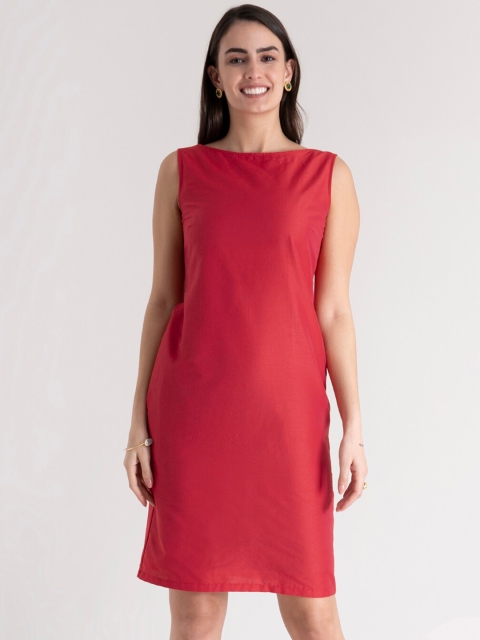 

FableStreet Fuchsia Pink Sheath Dress