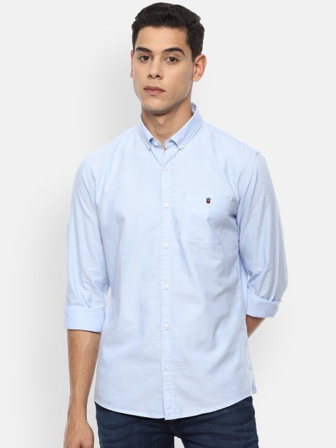 

Louis Philippe Jeans Men Blue Slim Fit Opaque Casual Shirt