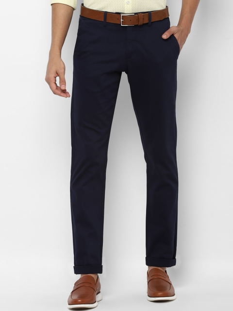 

Allen Solly Men Navy Blue Slim Fit Chinos Trousers