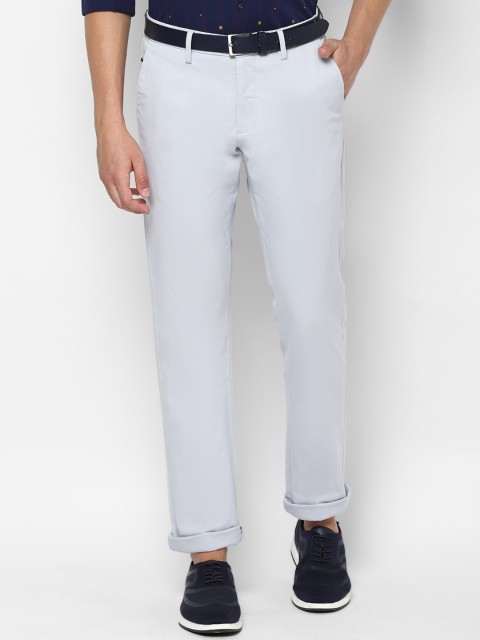 

Allen Solly Men Grey Slim Fit Trousers
