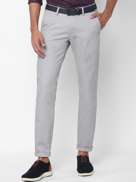 

Allen Solly Men Grey Slim Fit Trousers