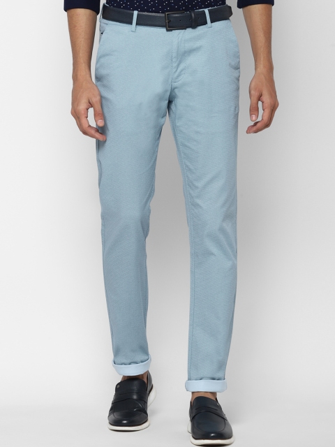 

Allen Solly Men Blue Slim Fit Trousers