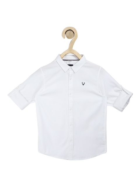

Allen Solly Junior Boys White Slim Fit Opaque Casual Shirt