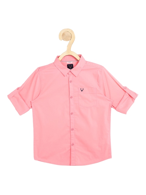 

Allen Solly Junior Boys Pink Slim Fit Opaque Casual Shirt