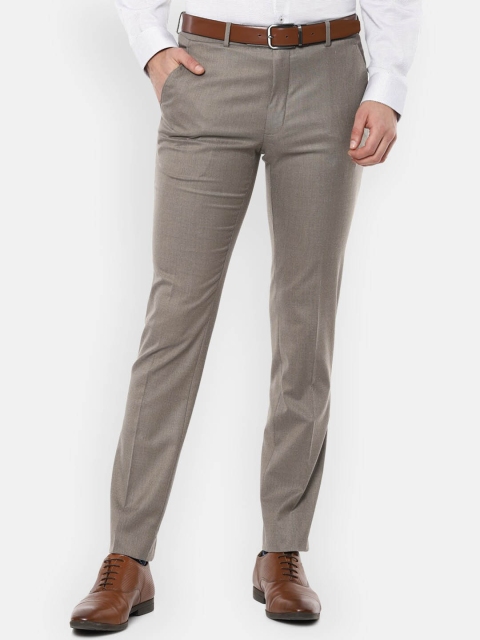 

Van Heusen Men Grey Slim Fit Formal Trousers