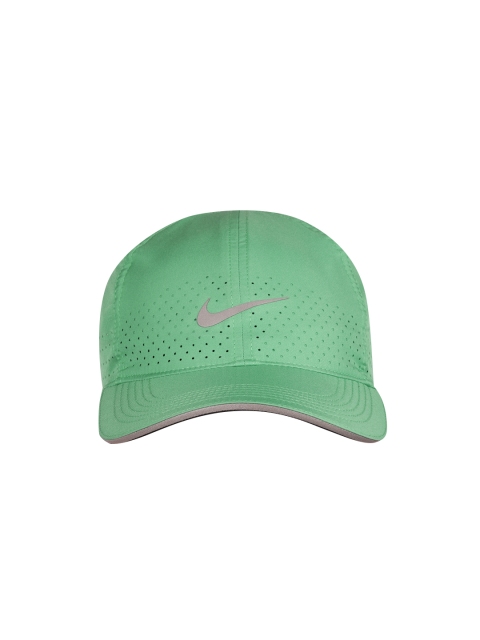 

Nike Unisex Roma Green Perforated Dri-FIT Aerobill Featherlight Baseball Running Cap