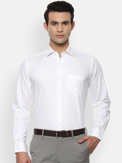 

Van Heusen Men White Opaque Formal Shirt