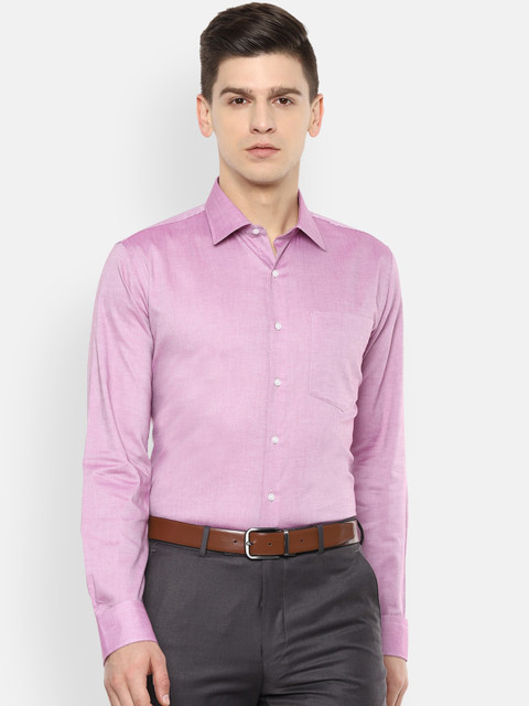 

Van Heusen Men Pink Slim Fit Opaque Formal Shirt