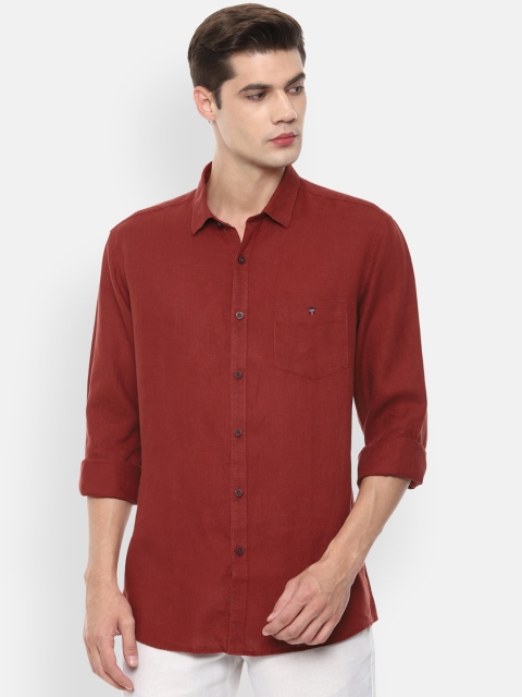 

Louis Philippe Sport Men Maroon Slim Fit Opaque Casual Shirt