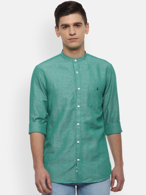 

Louis Philippe Sport Men Green Slim Fit Opaque Casual Shirt