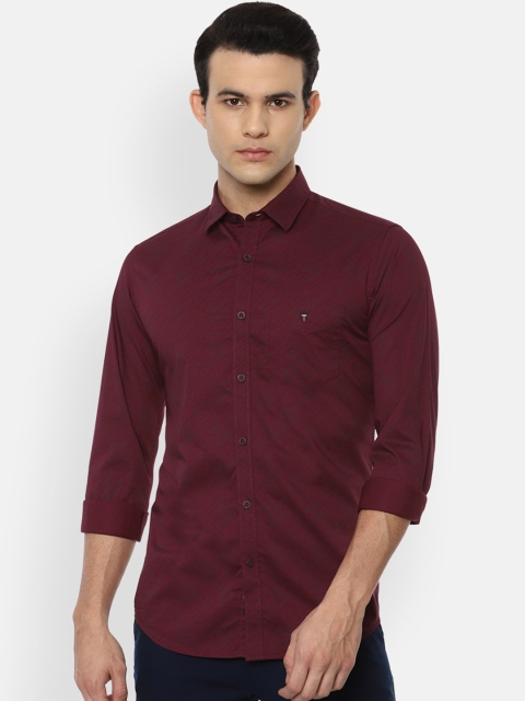 

Louis Philippe Sport Men Maroon Slim Fit Opaque Casual Shirt