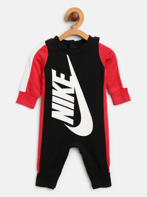 

Nike Boys Black & Red Colourblocked Amplify Coveralls Bodysuit