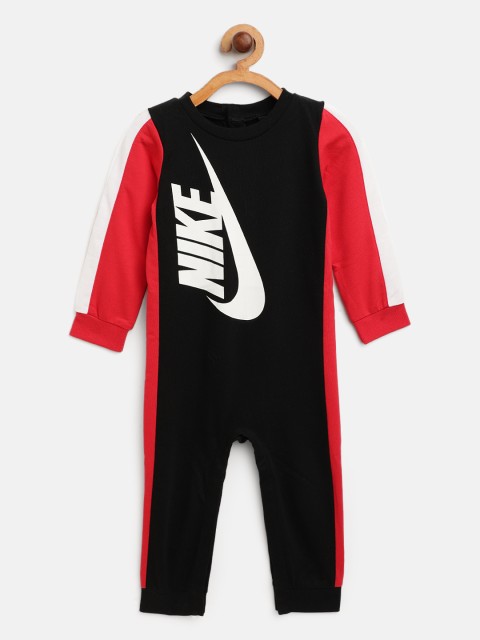 

Nike Boys Black & Red Colourblocked Amplify Coveralls Bodysuit
