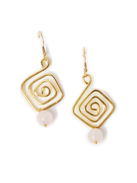 

Fabindia Gold-Toned Contemporary Drop Earrings