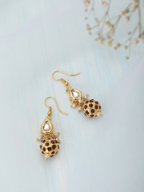 

Fabindia Gold-Toned Contemporary Jhumkas Earrings