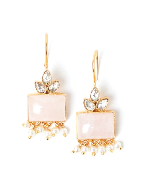 

Fabindia Gold-Toned Contemporary Drop Earrings